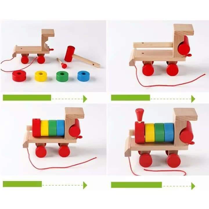 قطار الاشكال الهندسية 🚂 🔺🔵🔲