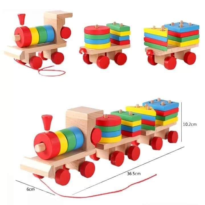 قطار الاشكال الهندسية 🚂 🔺🔵🔲