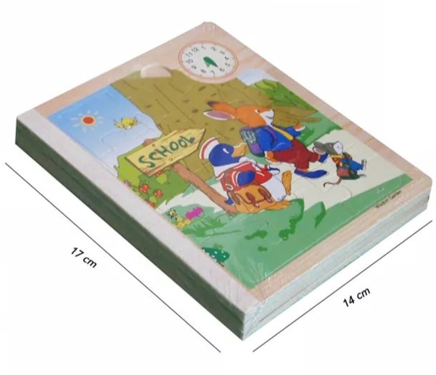 بازل خشبى على شكل كتاب