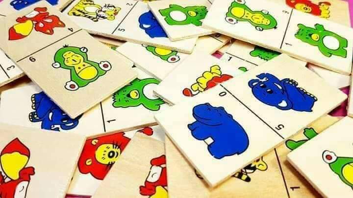 دومينو الاطفال🐕🐩🍐🍓🍇