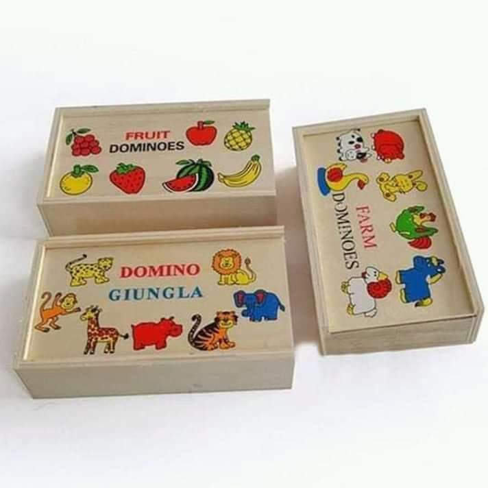 دومينو الاطفال🐕🐩🍐🍓🍇