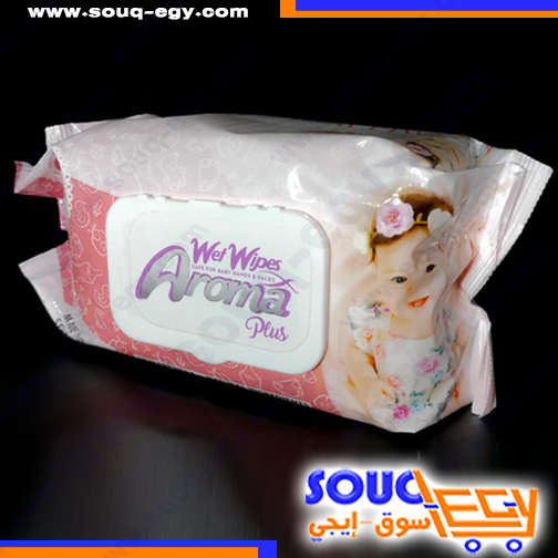 اوروما مناديل مبلله aroma wet wipes 120wipes