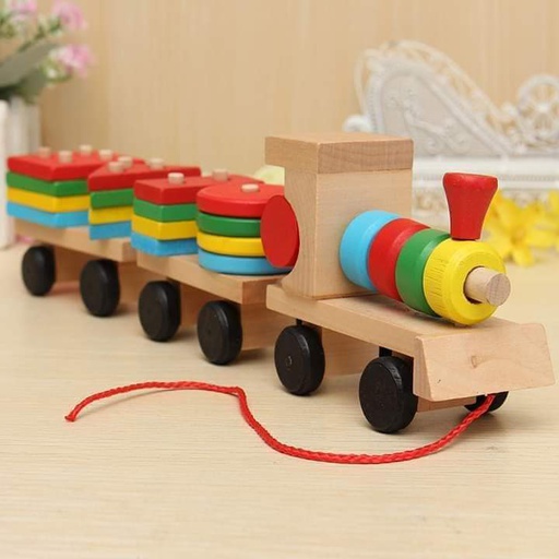 قطار الاشكال الهندسية 🚂 🔺🔵🔲