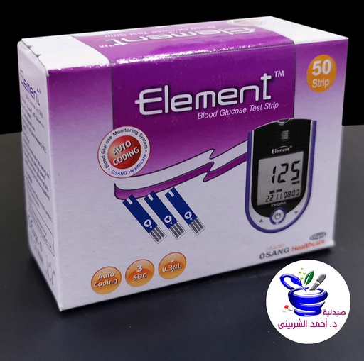 ايلمينت شرائط تحليل السكر Element
