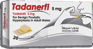 تادانيرفي 5 مليجرام فيلم سريع الذوابان Tadanerfi 5mg